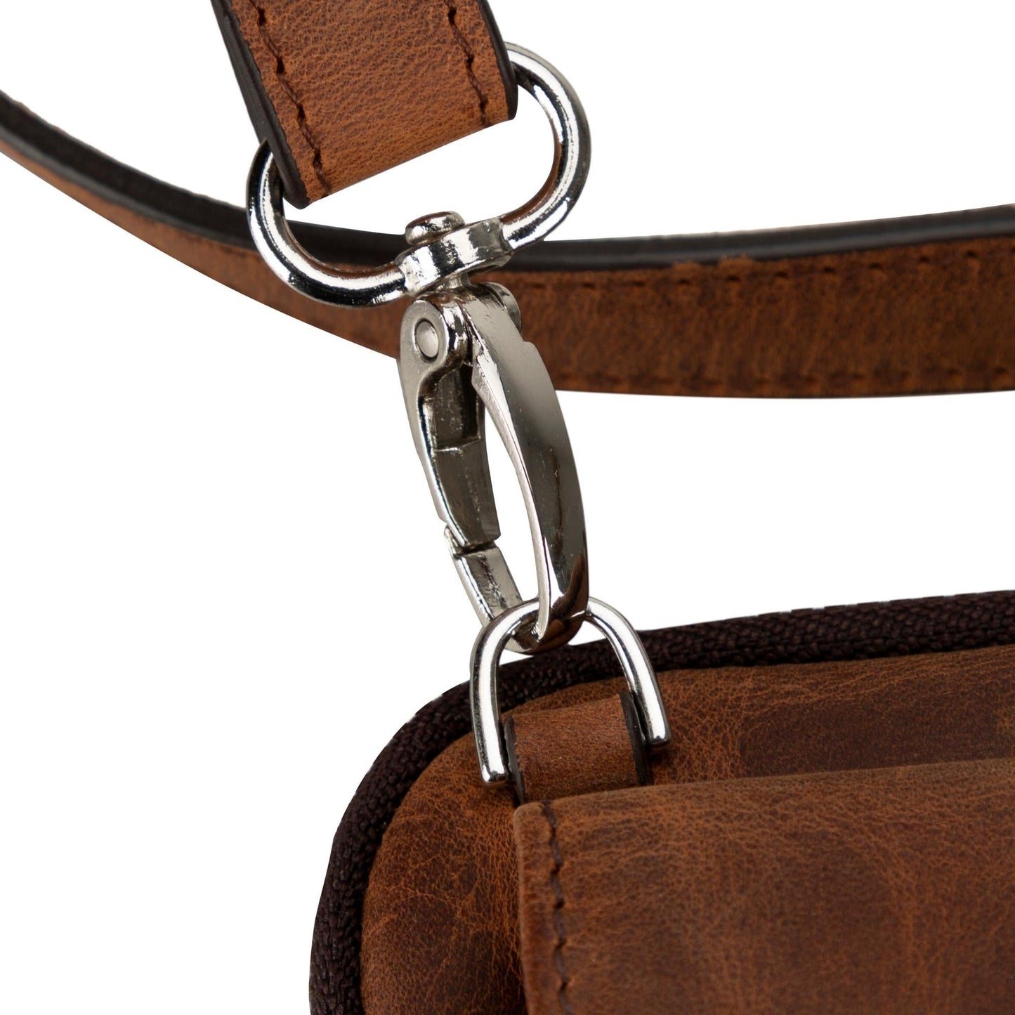 Niagara Leather Crossbody Phone Bag for Men