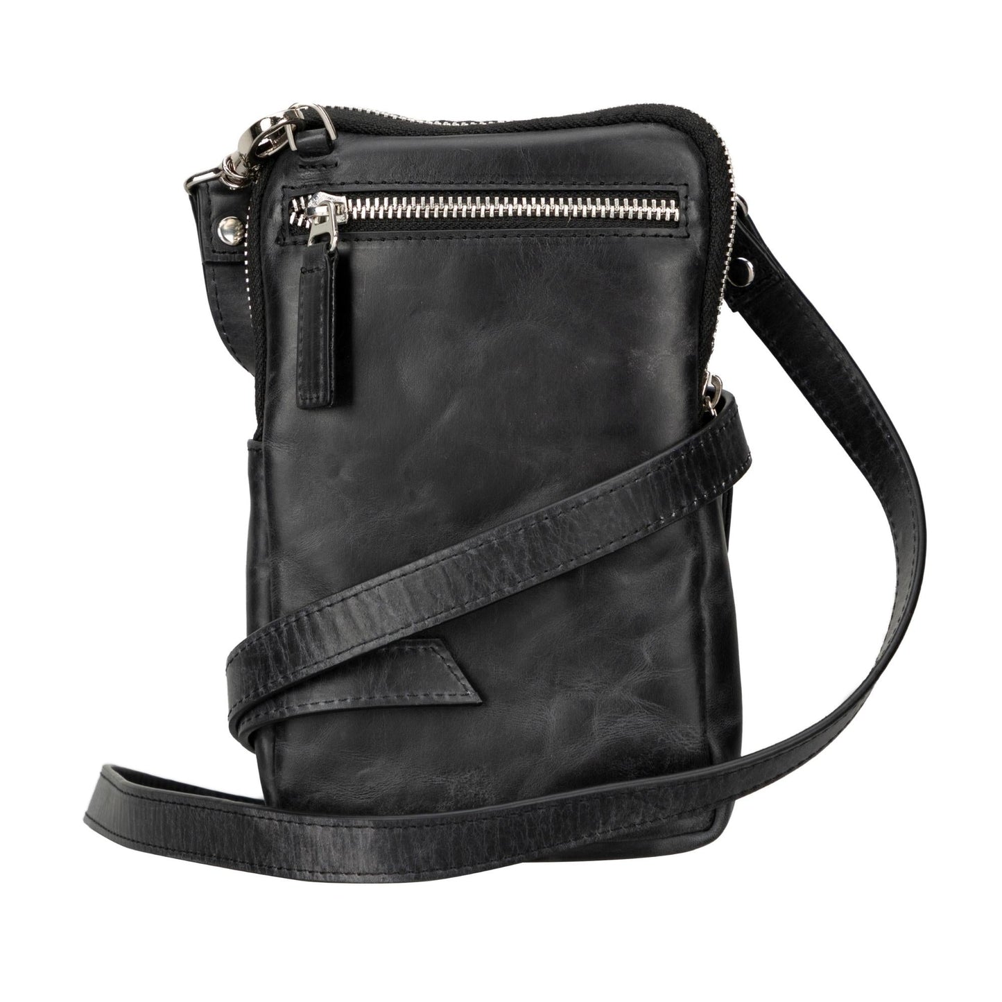 Niagara Leather Crossbody Phone Bag for Men